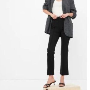 NWT GAP Black 2 TALL Ponte Crop Kick Pants Stretch Comfort